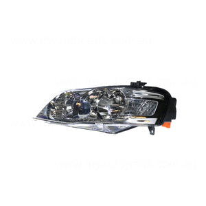 Chrome Halogen Head Lamp Passenger Side Certified Suits Ford Falcon Futura/Fairmont BF II 2006 to 2008