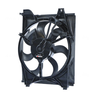 A/C Condenser Fan Assembly Aftermarket Suits Kia Rio JB 2005 to 2011