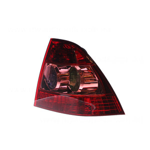 Tail Lamp Drivers Side Certified Suits Toyota Corolla ZZE122R 04/2004 to 03/2007 Sedan