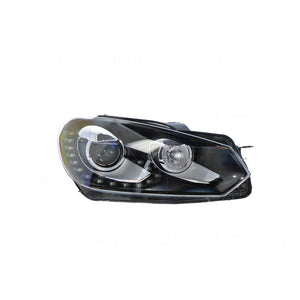 Xenon Head Lamp Drivers Side OEM Suits Volkswagen Golf MK 6 Cabriolet 11/2011 On