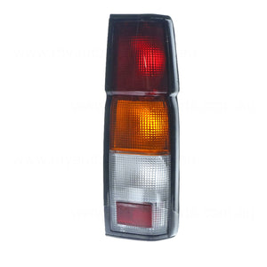 Red/Amber/Clear Tail Lamp Drivers Side Aftermarket Suits Nissan Navara D21 1992 to 1997