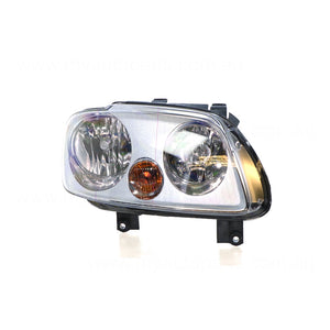 Halogen Manual Adjust Head Lamp Drivers Side OES Suits Volkswagen Caddy 2K 2005 to 2010