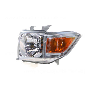 Head Lamp Passenger Side Genuine suits Toyota Landcruiser 70 Series 2007 to 2016