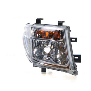 Halogen Electric Adjust Head Lamp Drivers Side OEM Suits Nissan Navara D40 2008 to 2015