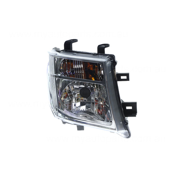 Head Lamp Drivers Side Certified Suits Nissan Navara D40 2008 to 2015