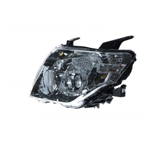 Halogen Head Lamp Passenger Side OEM suits Mitsubishi Pajero 2008 to 2014