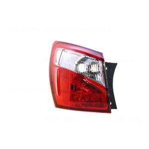 Tail Lamp Passenger Side Genuine Suits Nissan Dualis J10 2010 to 2014