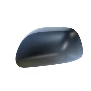 Black Door Mirror Cover Passenger Side Genuine suits Toyota Yaris Hatch 2005 to 2008