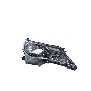 Halogen Head Lamp Drivers Side OEM Suits Toyota RAV4 GX 2012 to 2015