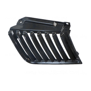 Black Grille Passenger Side Aftermarket suits Mitsubishi Triton ML 2006 to 2009