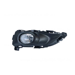 Fog Lamp Passenger Side Genuine Suits Mazda 3 BK Hatch 2004 to 2006