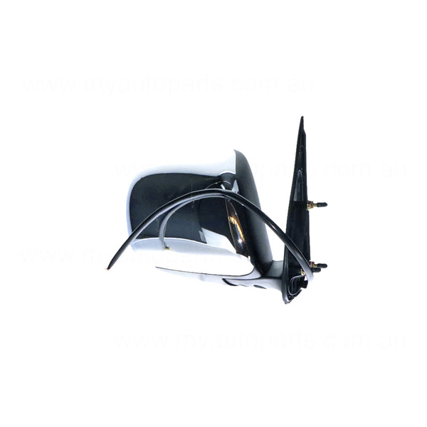 Chrome Door Mirror Electric Adjust Drivers Side Aftermarket suits Toyota Hilux 15/16/25/26 Series SR & SR5 2005 to 2009