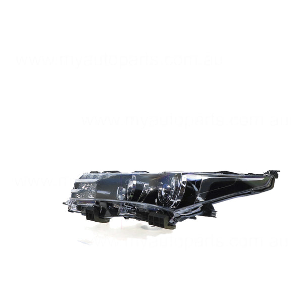 LED Head Lamp Passenger Side OEM Suits Toyota Corolla ZR ZRE172R Sedan 12/2013 to 11/2016