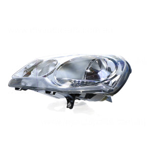 Halogen Head Lamp Passenger Side Certified Suits Volkswagen Polo 9N 2005 to 2010