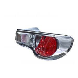 Red/Clear Tail Lamp Drivers Side Certified Suits Toyota 86 ZN6R 2012 to 2016