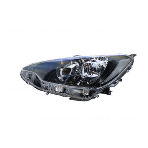 Electric Adjust Head Lamp Passenger Side Genuine Suits Toyota Prius-C NHP10R i-Tech2011 to 2015