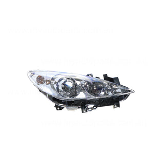 Bi-Xenon Manual Adjust Head Lamp Drivers Side OES Suits Peugeot 307 T6 2005 to 2009