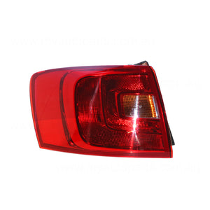 Tail Lamp Passenger Side Certified Suits Volkswagen Jetta 1B 2011 to 2015