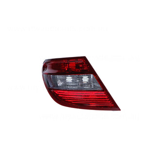 Tail Lamp Passenger Side Certified Suits Mercedes-Benz C Class W204 6/2007 to 4/2011