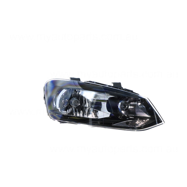 Halogen Head Lamp Drivers Side Certified Suits Volkswagen Polo Trendline 6R 2010 to 2014