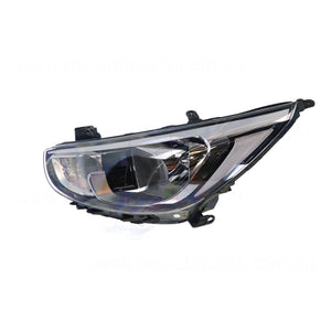 Head Lamp Passenger Side OEM Suits Hyundai Accent RB 2013 to 2017