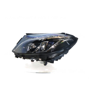 Active LED Head Lamp Passenger Side OEM suits Mercedes-Benz C Class 2014 On