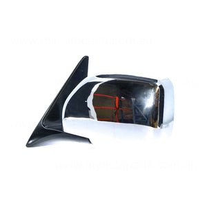 Chrome Door Mirror Passenger Side Aftermarket Suits Toyota Landcruiser 100 SERIES 1998 to 2007