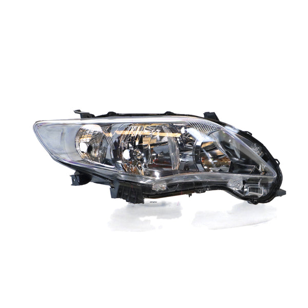 Halogen Head Lamp Drivers Side OEM Suits Toyota Corolla ZRE152R 2010 to 2013