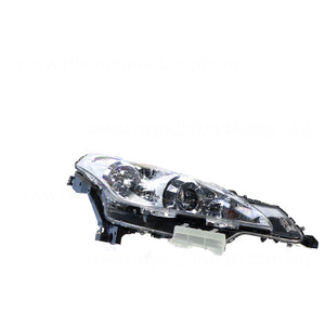 Halogen Electric Adjust Head Lamp Drivers Side OEM Suits Peugeot 308 T9 2014 to 2021