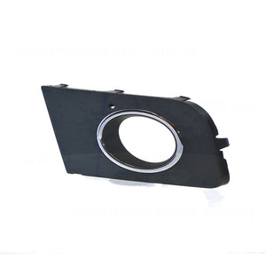 Chrome Front Bar Grille With Fog Light Mount Driver Side Genuine Suits Volkswagen Amarok 2H 6/2013 to 11/2016