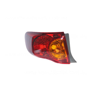 Tail Lamp Passenger Side Certified Suits Toyota Corolla ZRE152R 2007 to 2010