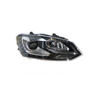 Xenon Head Lamp Drivers Side Genuine Suits Volkswagen Polo GTi 6R 2010 to 2014