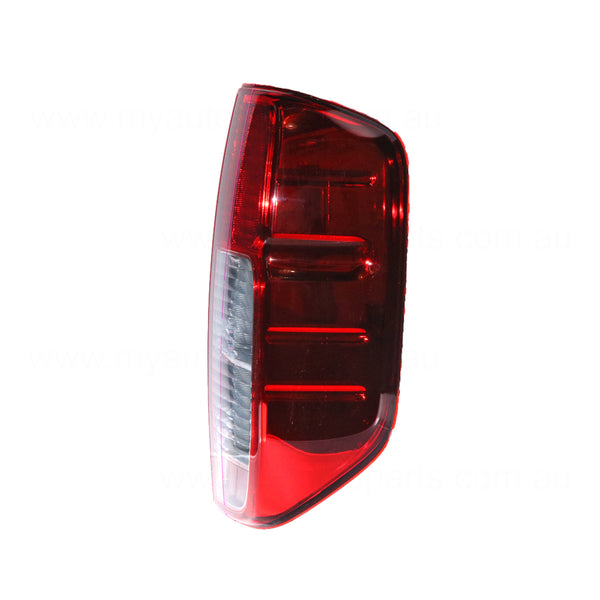 Red/Clear Tail Lamp Drivers Side OEM Suits Nissan Navara D40 2005 to 2015