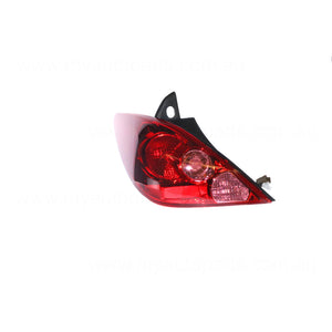 Tail Lamp Passenger Side Genuine Suits Nissan Tiida C11 Hatch 2/2006 to 11/2009