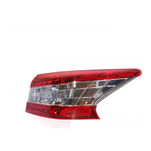 LED Tail Lamp Drivers Side Certified Suits Nissan Pulsar B17 2012 to 2017