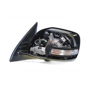 Door Mirror With Blind Spot & Indicator Passenger Side Genuine suits Toyota Prado 150 Series 2013 to 2017