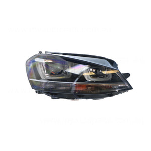 Head Lamp Drivers Side OEM Suits Volkswagen Golf MK 7 2015 to 2017