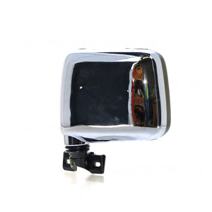 Chrome Door Mirror Passenger Side Aftermarket Suits Holden Rodeo TF 1988 to 2003