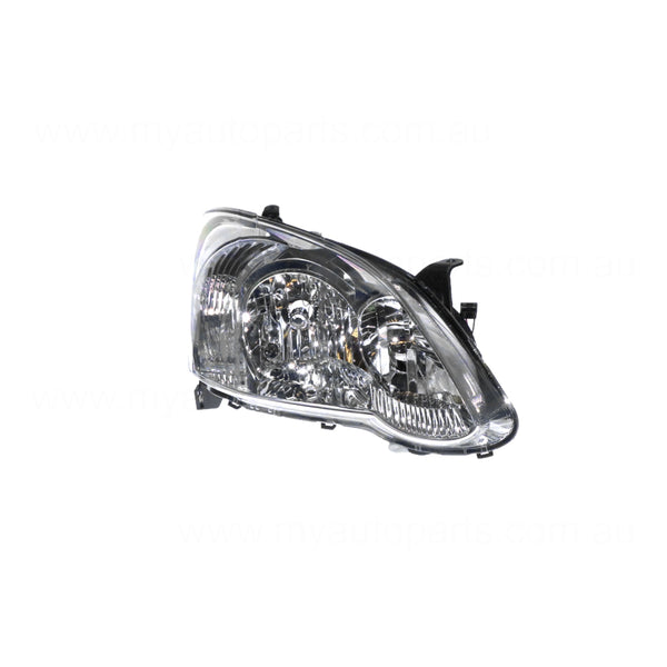 Halogen Head Lamp Drivers Side OEM Suits Toyota Corolla ZZE122R 2004 to 2007