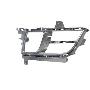Front Bar Grille With Fog Light/Wash/Sensor Mount Passenger Side OEM Suits Mazda 6 GH 2/2008 to 3/2010