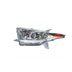 Headlight Passenger Side OEM Suits Toyota Kluger GSU40R/GSU45R 2010 to 2013 - 8117048A20