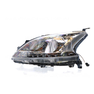 Halogen Head Lamp Passenger Side Genuine Suits Nissan Pulsar ST B17 2012 to 2017