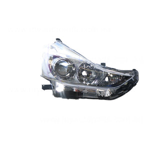 Halogen Head Lamp Drivers Side Genuine Suits Toyota Prius-V ZVW40R 2015 On