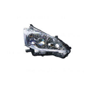 LED Head Lamp Drivers Side OEM Suits Toyota Prius-V i-Tech ZVW40R 2013 to 2015