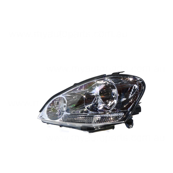 Halogen Manual Adjust Head Lamp Passenger Side OEM Suits Toyota Avensis Verso ACM20R 2001 to 2003