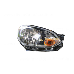 Halogen Electric Adjust Head Lamp Drivers Side OES Suits Volkswagen Up AA 2012 to 2014