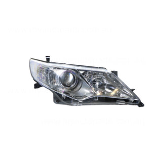 Halogen Head Lamp Drivers Side Certified Suits Toyota Camry AVV50R 2012 to 2015