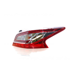 Red/Clear Tail Lamp Drivers Side Genuine Suits Nissan Altima L33 2013 to 2017