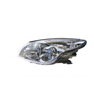 Head Lamp Passenger Side Certified Suits Hyundai i30 FD 1/2008 to 7/2009