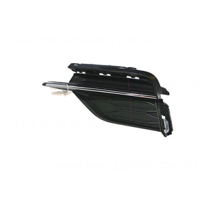Front Bar Grille Passenger Side OEM Suits Volkswagen Golf MK 7 2017 to 2021